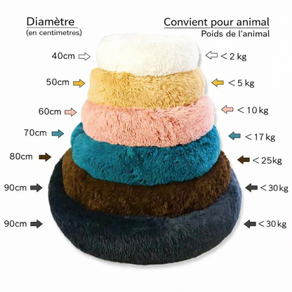 Panier rond pour animaux de compagnie