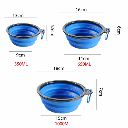 Gamelle pliable en silicone