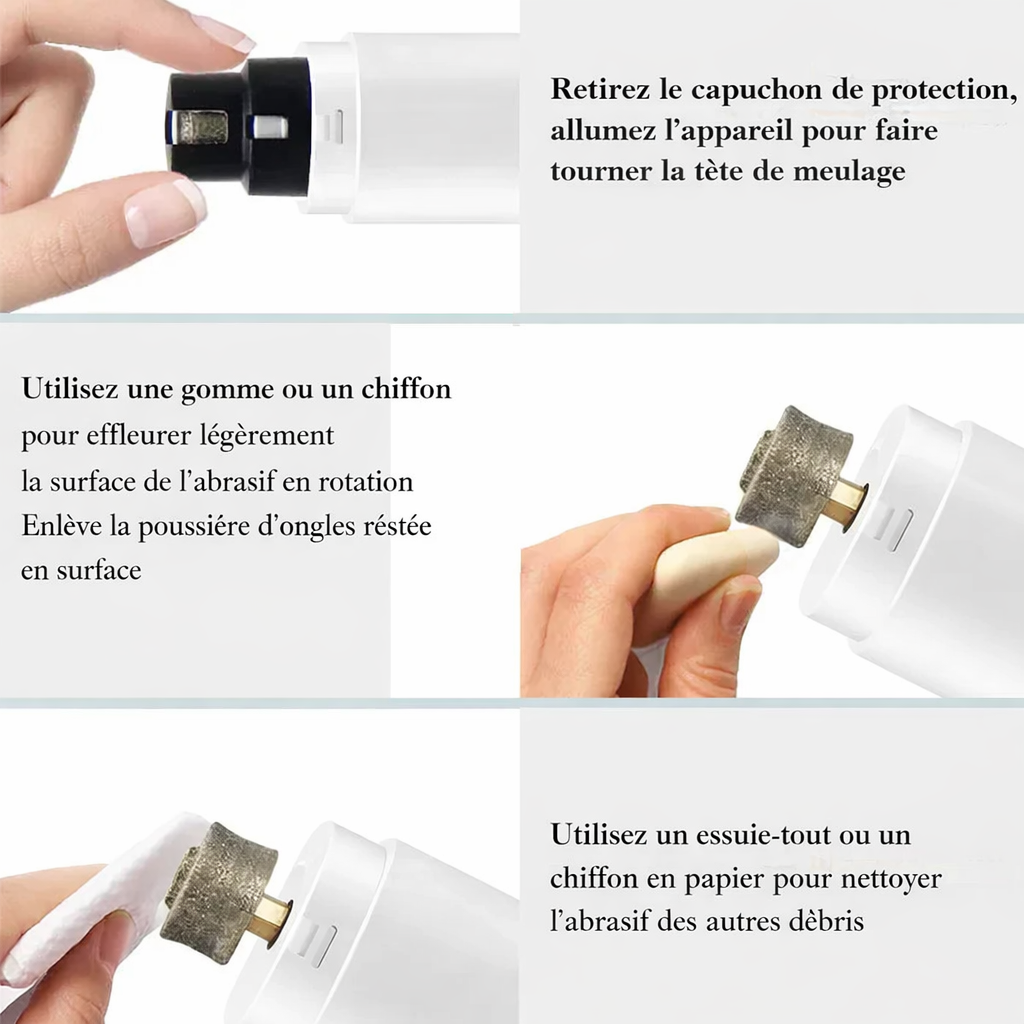 Coupe-griffes électrique pour chien et chat