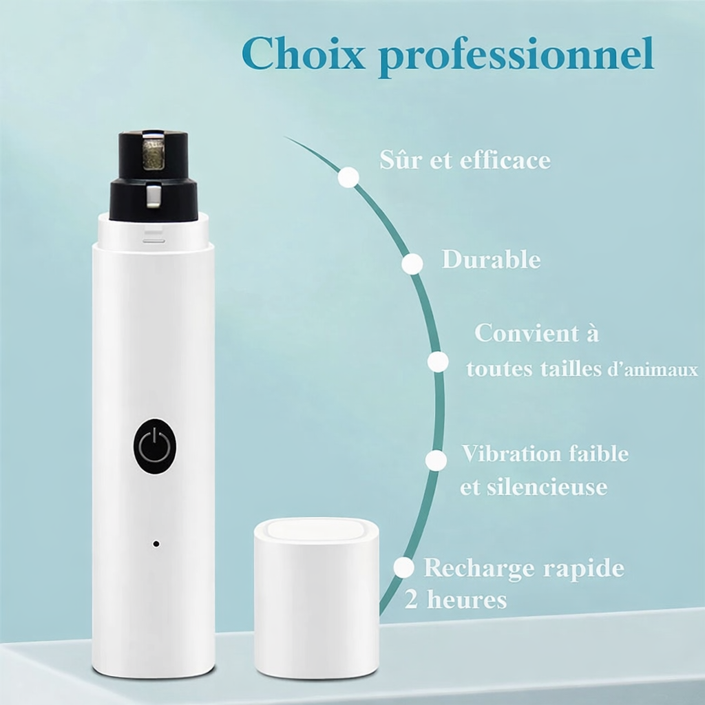 Coupe-griffes électrique pour chien et chat