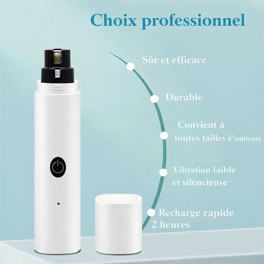 Coupe-griffes électrique pour chien et chat