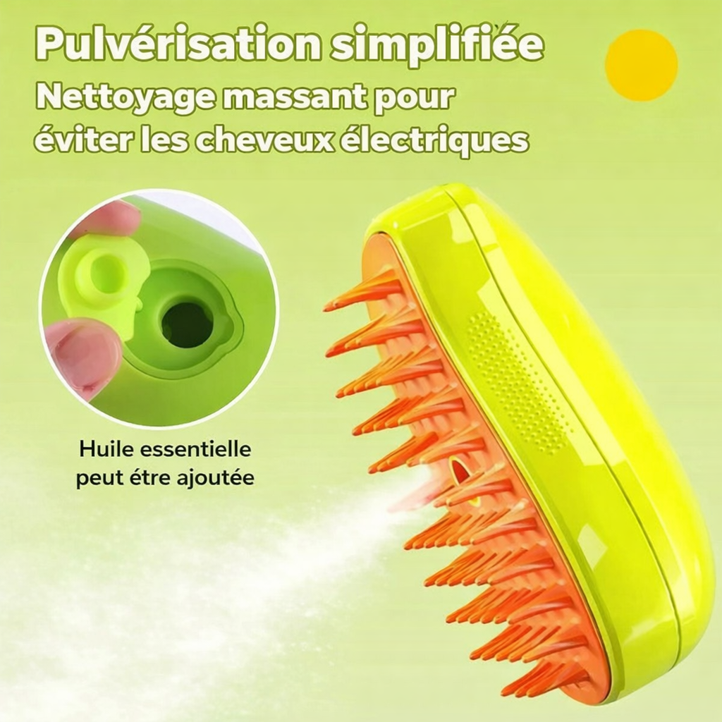 Accessoire de toilettage 3-en-1 pour animaux