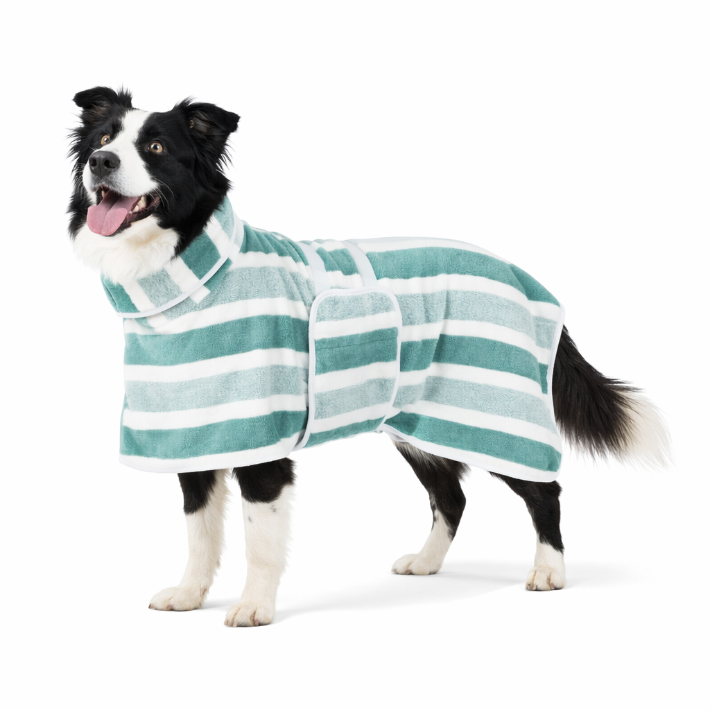 Serviette de bain ultra absorbante pour chien