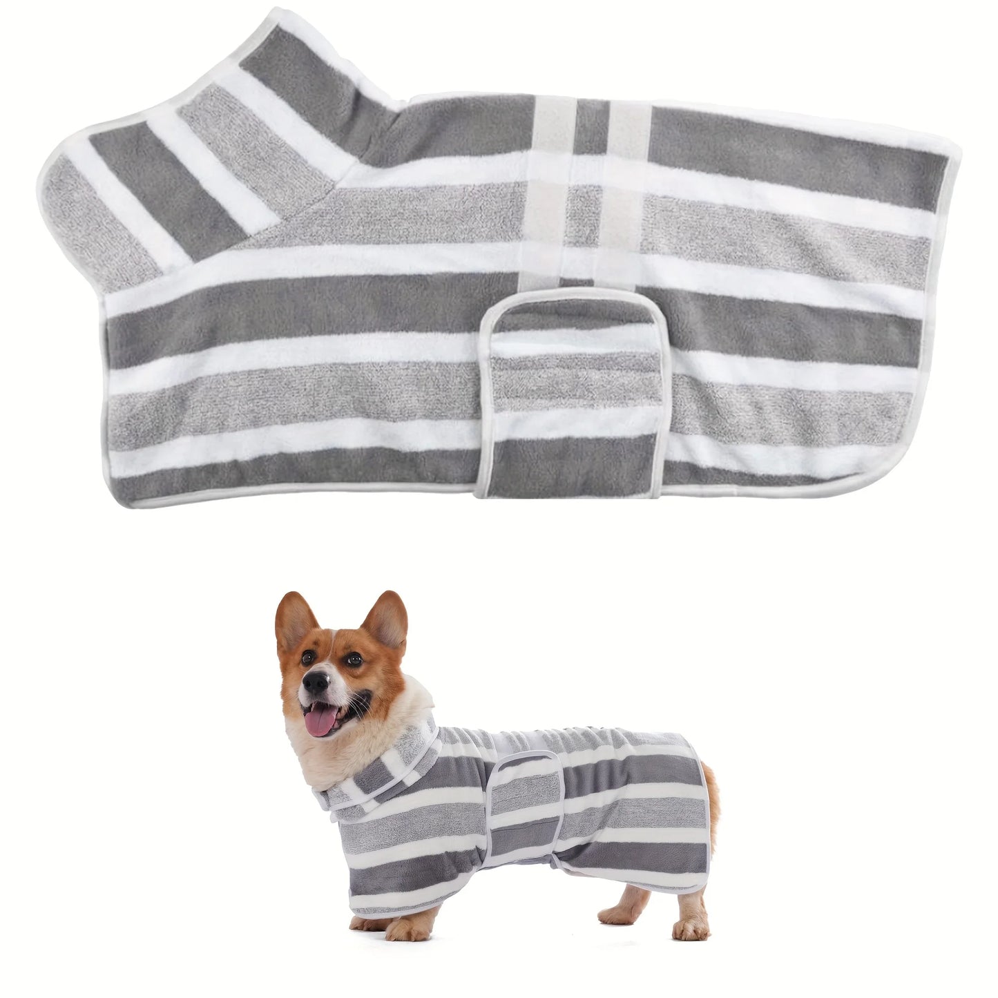 Serviette de bain ultra absorbante pour chien