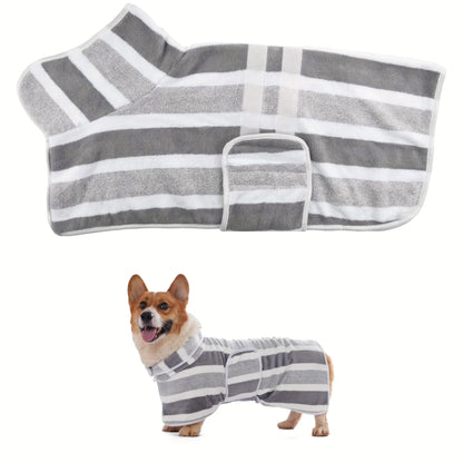 Serviette de bain ultra absorbante pour chien