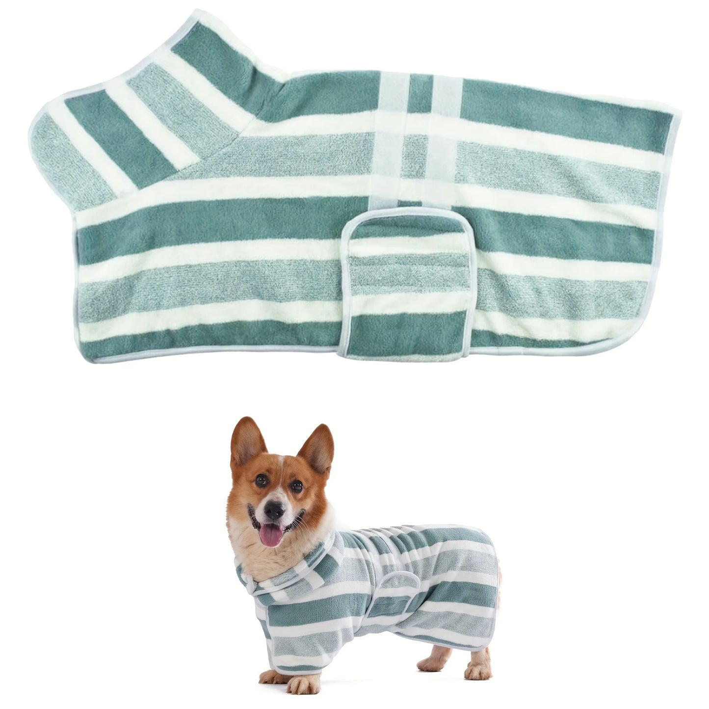 Serviette de bain ultra absorbante pour chien