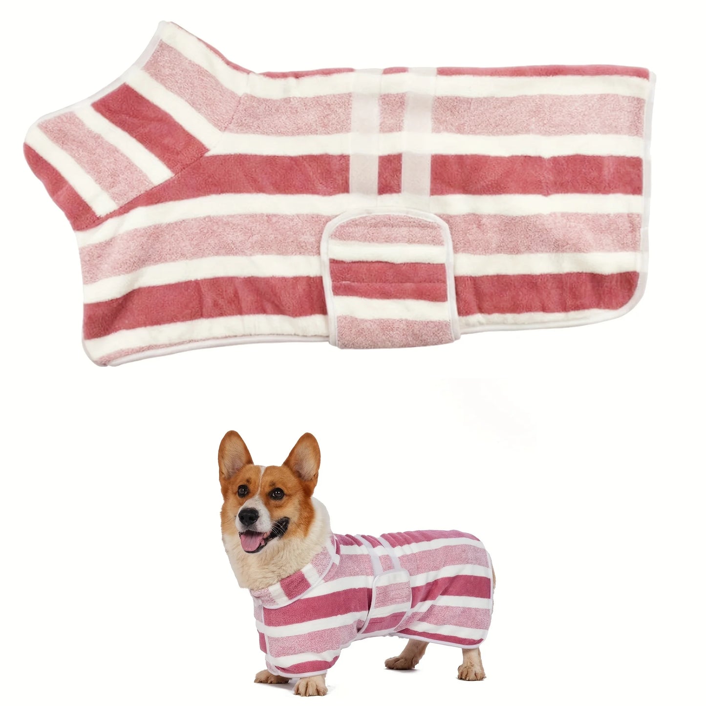 Serviette de bain ultra absorbante pour chien