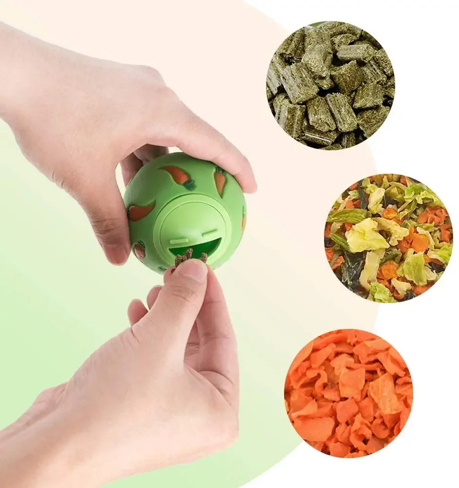 Balle à friandises pour lapin